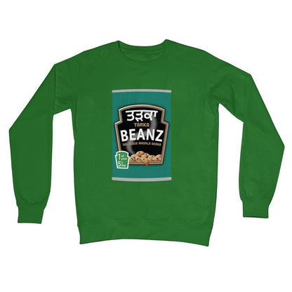 ਤੜਕਾ (Tarka) Beanz Crew Neck Sweatshirt - ramblingsofasikh