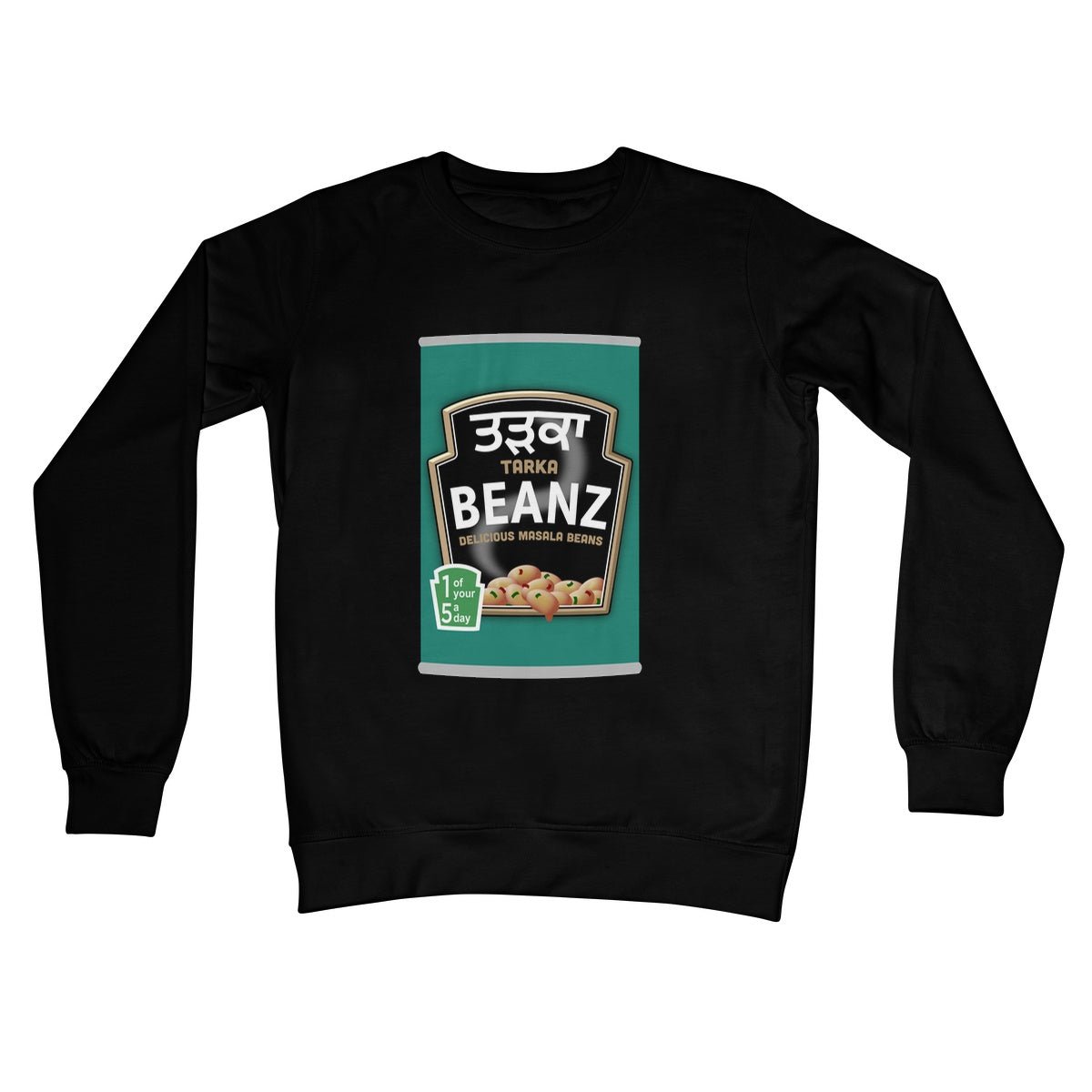 ਤੜਕਾ (Tarka) Beanz Crew Neck Sweatshirt - ramblingsofasikh