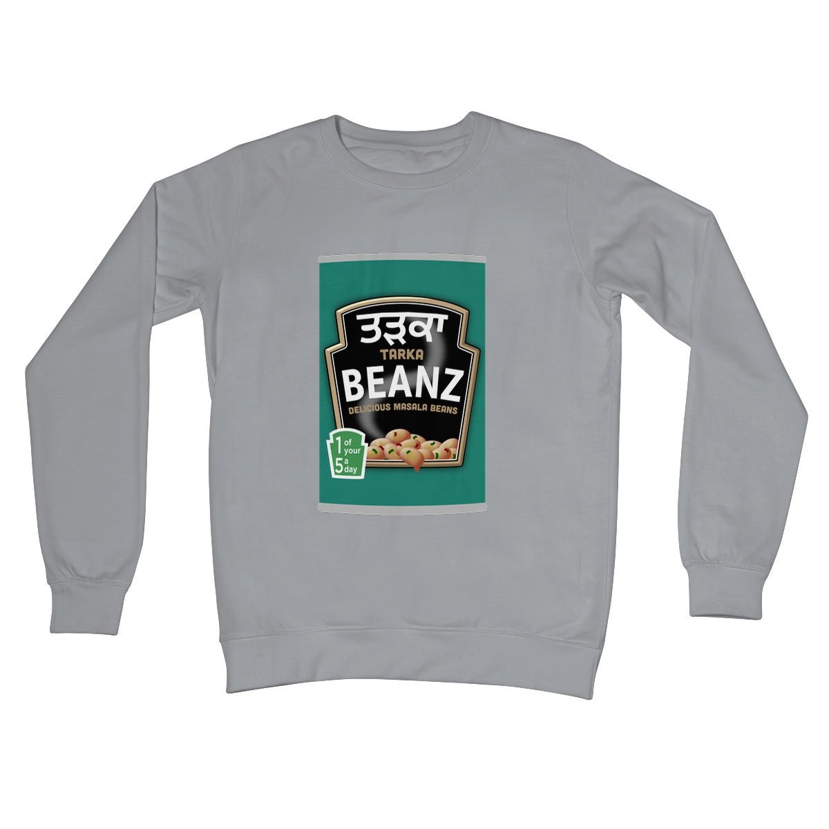 ਤੜਕਾ (Tarka) Beanz Crew Neck Sweatshirt - ramblingsofasikh