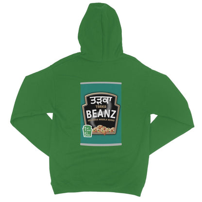 ਤੜਕਾ (Tarka) Beanz [Design on Reverse] College Hoodie - ramblingsofasikh