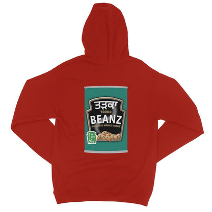 ਤੜਕਾ (Tarka) Beanz [Design on Reverse] College Hoodie - ramblingsofasikh