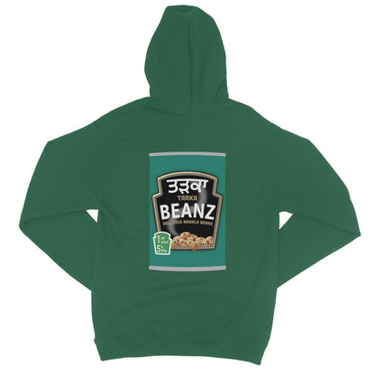 ਤੜਕਾ (Tarka) Beanz [Design on Reverse] College Hoodie - ramblingsofasikh