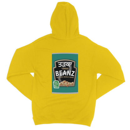 ਤੜਕਾ (Tarka) Beanz [Design on Reverse] College Hoodie - ramblingsofasikh