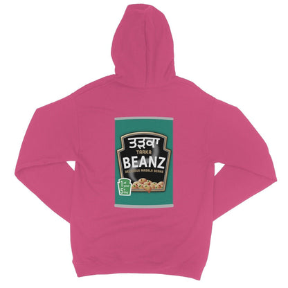 ਤੜਕਾ (Tarka) Beanz [Design on Reverse] College Hoodie - ramblingsofasikh