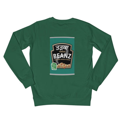 ਤੜਕਾ (Tarka) Beanz [Design on Reverse] Crew Neck Sweatshirt - ramblingsofasikh