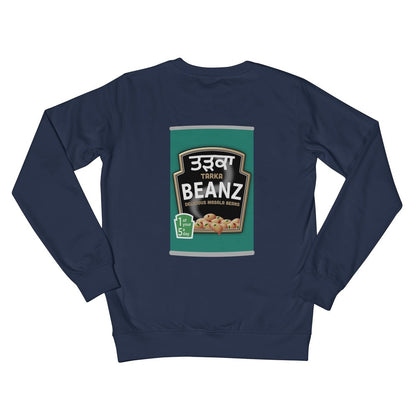 ਤੜਕਾ (Tarka) Beanz [Design on Reverse] Crew Neck Sweatshirt - ramblingsofasikh
