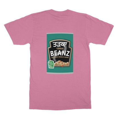 ਤੜਕਾ (Tarka) Beanz [Design on Reverse] Softstyle T-Shirt - ramblingsofasikh