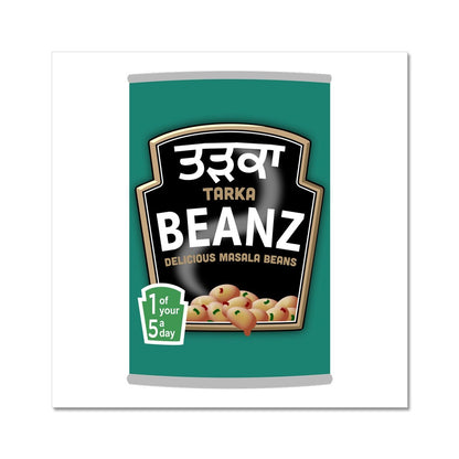 ਤੜਕਾ (Tarka) Beanz Fine Art Print - ramblingsofasikh