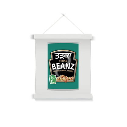ਤੜਕਾ (Tarka) Beanz Fine Art Print with Hanger - ramblingsofasikh