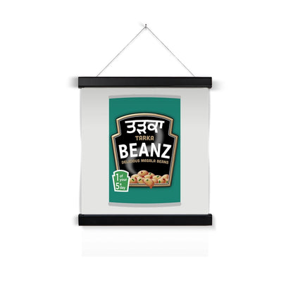 ਤੜਕਾ (Tarka) Beanz Fine Art Print with Hanger - ramblingsofasikh