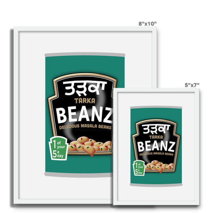 ਤੜਕਾ (Tarka) Beanz Framed Photo Tile - ramblingsofasikh