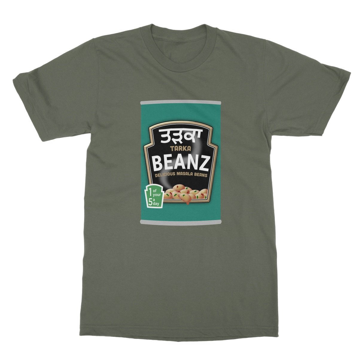 ਤੜਕਾ (Tarka) Beanz Softstyle T-Shirt - ramblingsofasikh