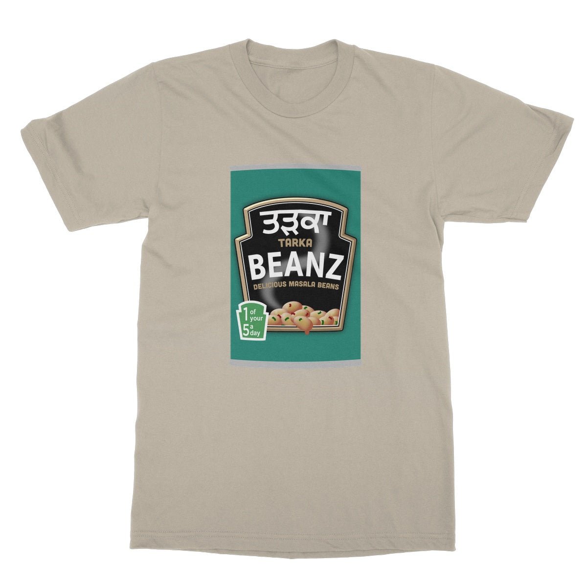 ਤੜਕਾ (Tarka) Beanz Softstyle T-Shirt - ramblingsofasikh