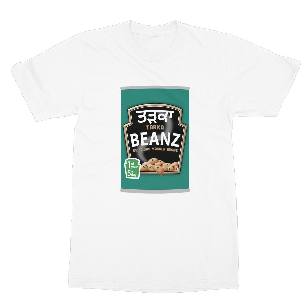 ਤੜਕਾ (Tarka) Beanz Softstyle T-Shirt - ramblingsofasikh