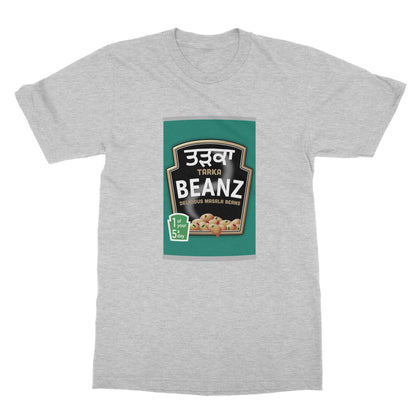 ਤੜਕਾ (Tarka) Beanz Softstyle T-Shirt - ramblingsofasikh