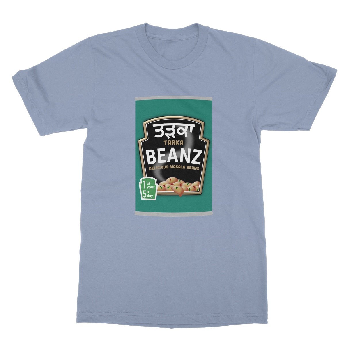 ਤੜਕਾ (Tarka) Beanz Softstyle T-Shirt - ramblingsofasikh