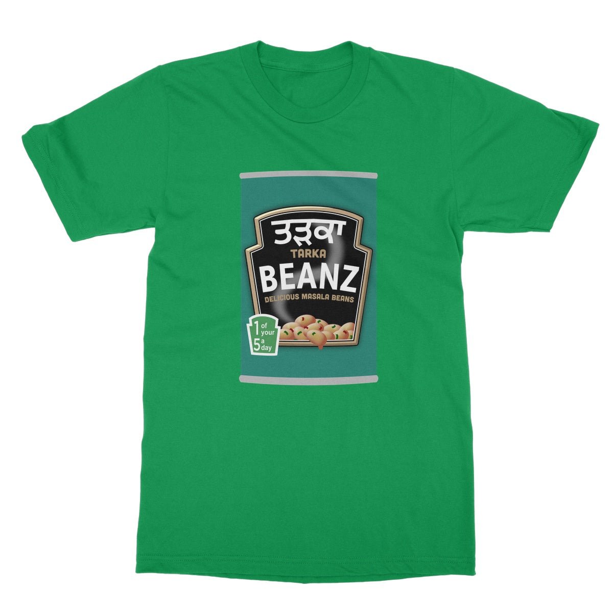 ਤੜਕਾ (Tarka) Beanz Softstyle T-Shirt - ramblingsofasikh
