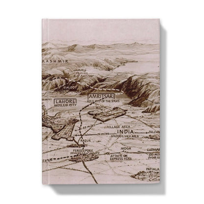The Areas of Eastern & Western Punjab, 1947. Hardback Journal - ramblingsofasikh
