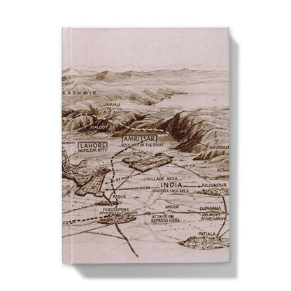 The Areas of Eastern & Western Punjab, 1947. Hardback Journal - ramblingsofasikh