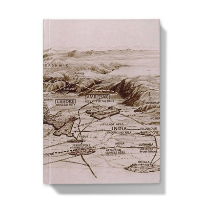 The Areas of Eastern & Western Punjab, 1947. Hardback Journal - ramblingsofasikh