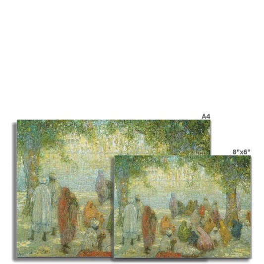 "The Lake by the Golden Temple" - Charles W. Bartlett Fine Art Print - ramblingsofasikh
