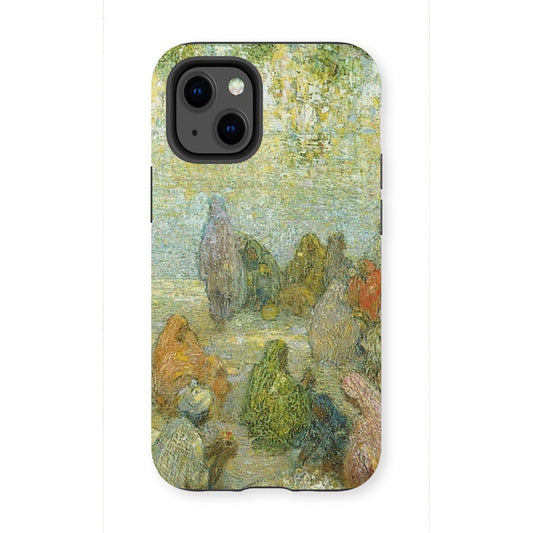 "The Lake by the Golden Temple" - Charles W. Bartlett Tough Phone Case - ramblingsofasikh