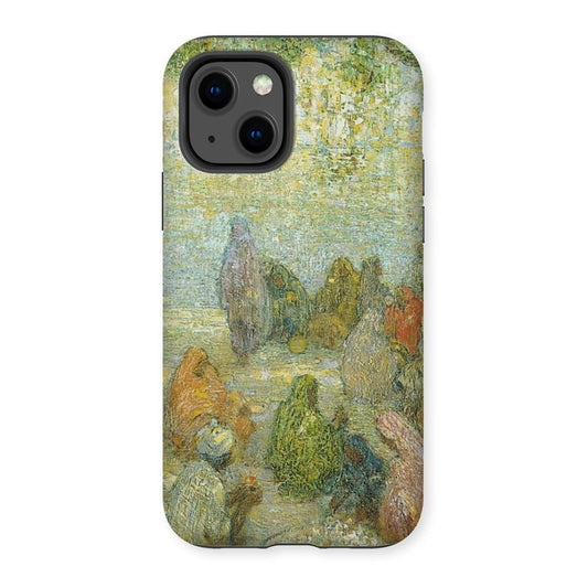"The Lake by the Golden Temple" - Charles W. Bartlett Tough Phone Case - ramblingsofasikh
