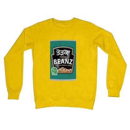 ਤੋੜਕਾ (Torka) Beanz Crew Neck Sweatshirt - ramblingsofasikh