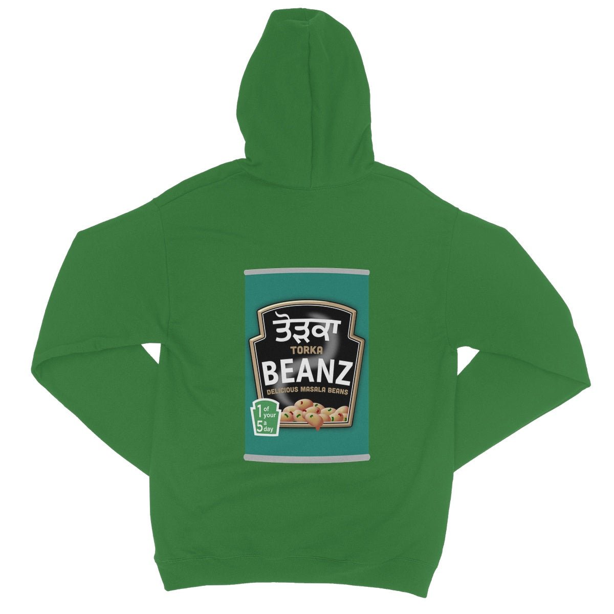 ਤੋੜਕਾ (Torka) Beanz [Design on Reverse] College Hoodie - ramblingsofasikh