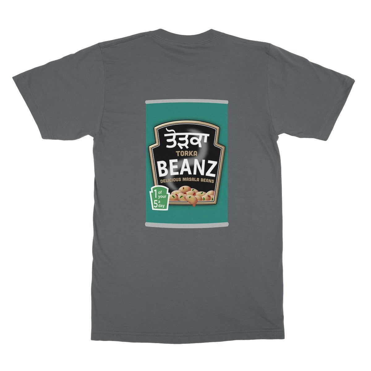 ਤੋੜਕਾ (Torka) Beanz [Design on Reverse] Softstyle T-Shirt - ramblingsofasikh