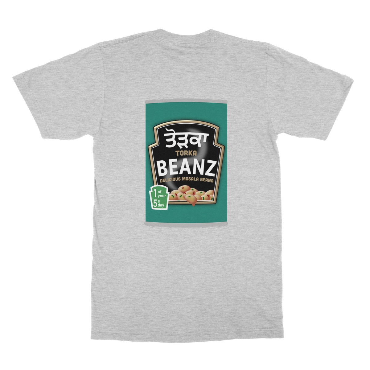 ਤੋੜਕਾ (Torka) Beanz [Design on Reverse] Softstyle T-Shirt - ramblingsofasikh