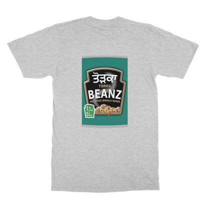 ਤੋੜਕਾ (Torka) Beanz [Design on Reverse] Softstyle T-Shirt - ramblingsofasikh