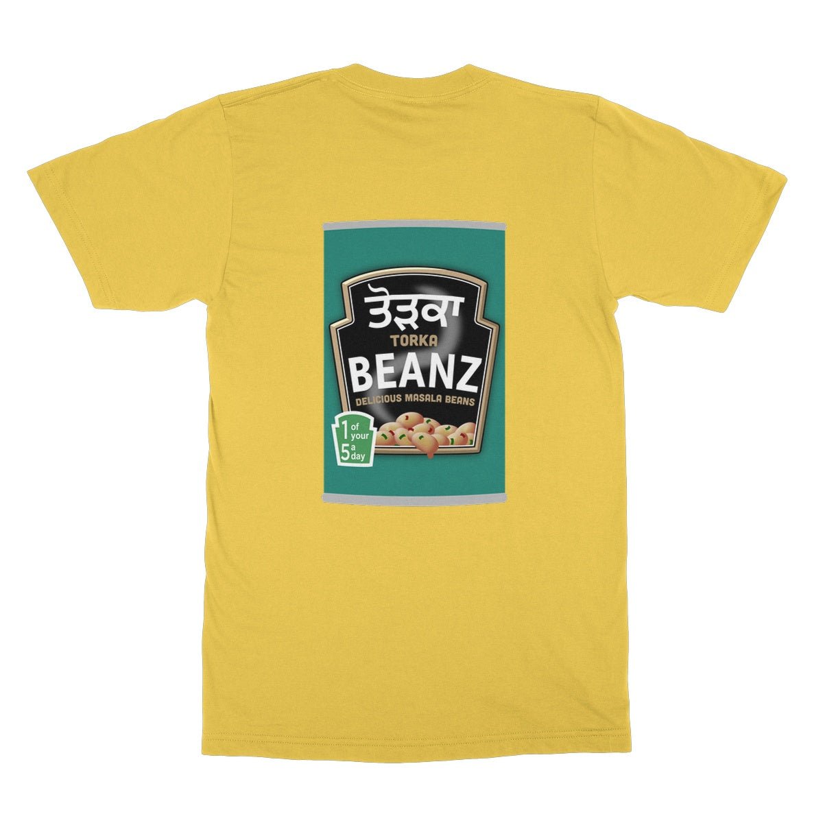 ਤੋੜਕਾ (Torka) Beanz [Design on Reverse] Softstyle T-Shirt - ramblingsofasikh