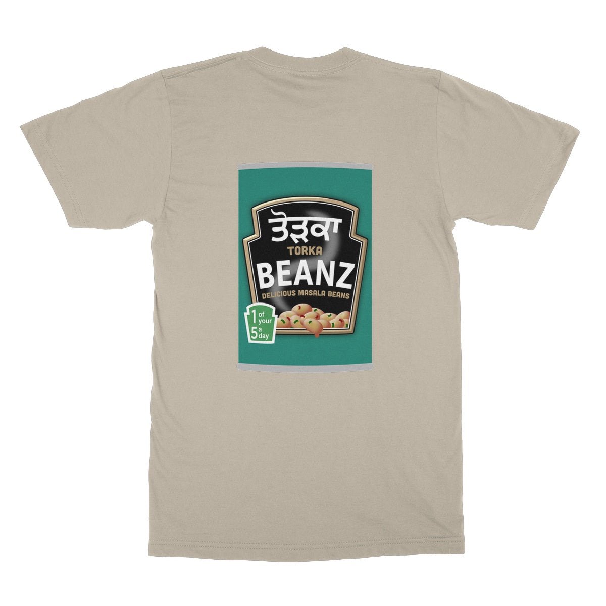 ਤੋੜਕਾ (Torka) Beanz [Design on Reverse] Softstyle T-Shirt - ramblingsofasikh