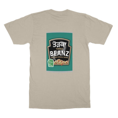 ਤੋੜਕਾ (Torka) Beanz [Design on Reverse] Softstyle T-Shirt - ramblingsofasikh