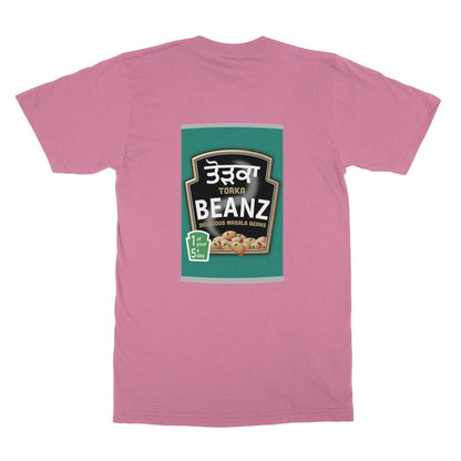 ਤੋੜਕਾ (Torka) Beanz [Design on Reverse] Softstyle T-Shirt - ramblingsofasikh