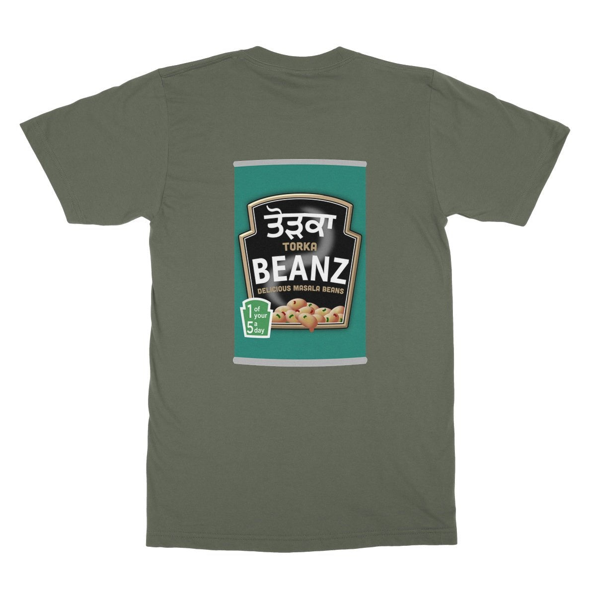 ਤੋੜਕਾ (Torka) Beanz [Design on Reverse] Softstyle T-Shirt - ramblingsofasikh