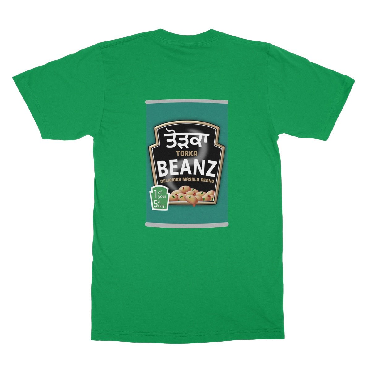 ਤੋੜਕਾ (Torka) Beanz [Design on Reverse] Softstyle T-Shirt - ramblingsofasikh