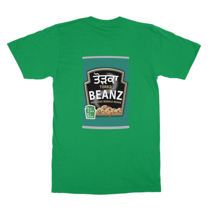 ਤੋੜਕਾ (Torka) Beanz [Design on Reverse] Softstyle T-Shirt - ramblingsofasikh