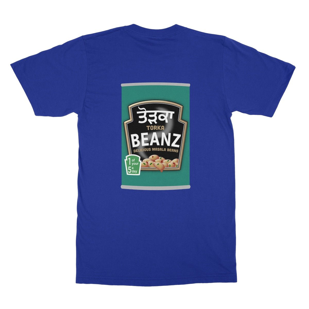 ਤੋੜਕਾ (Torka) Beanz [Design on Reverse] Softstyle T-Shirt - ramblingsofasikh