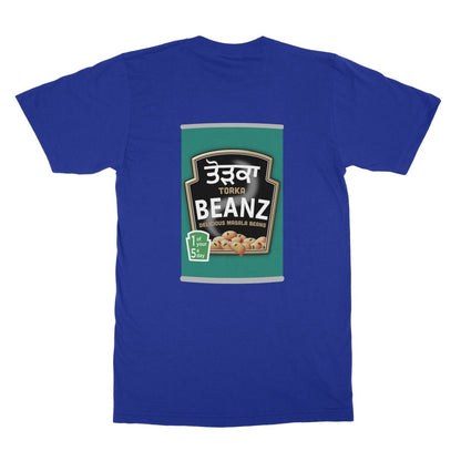 ਤੋੜਕਾ (Torka) Beanz [Design on Reverse] Softstyle T-Shirt - ramblingsofasikh