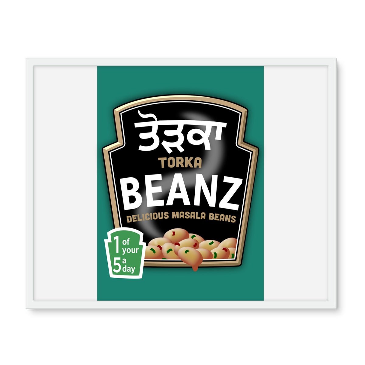 ਤੋੜਕਾ (Torka) Beanz Framed Photo Tile - ramblingsofasikh