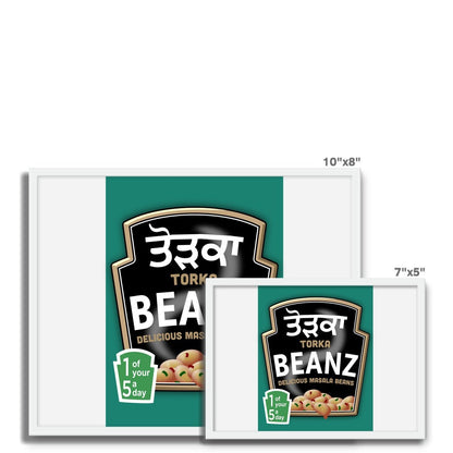 ਤੋੜਕਾ (Torka) Beanz Framed Photo Tile - ramblingsofasikh