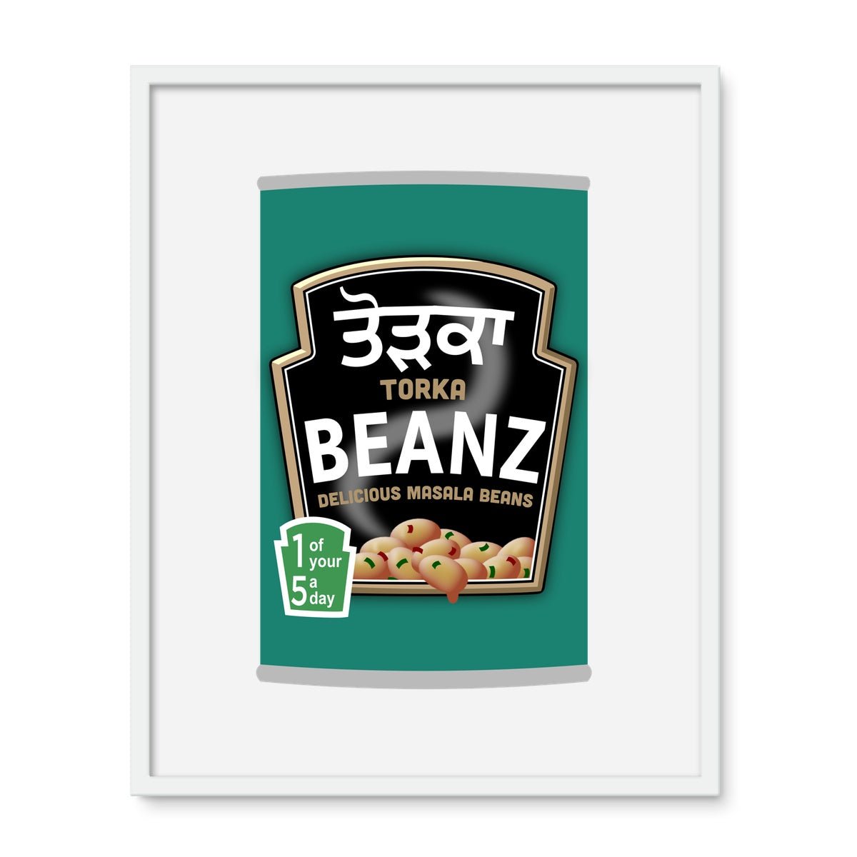 ਤੋੜਕਾ (Torka) Beanz Framed Photo Tile - ramblingsofasikh
